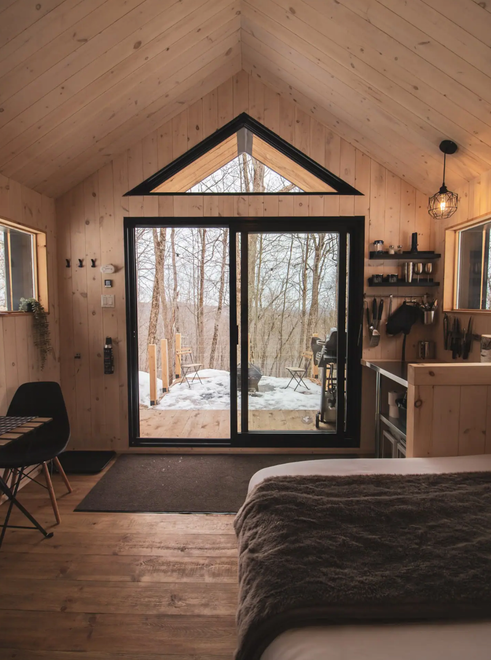 Chalet \u00e0 louer dans Lanaudi\u00e8re.