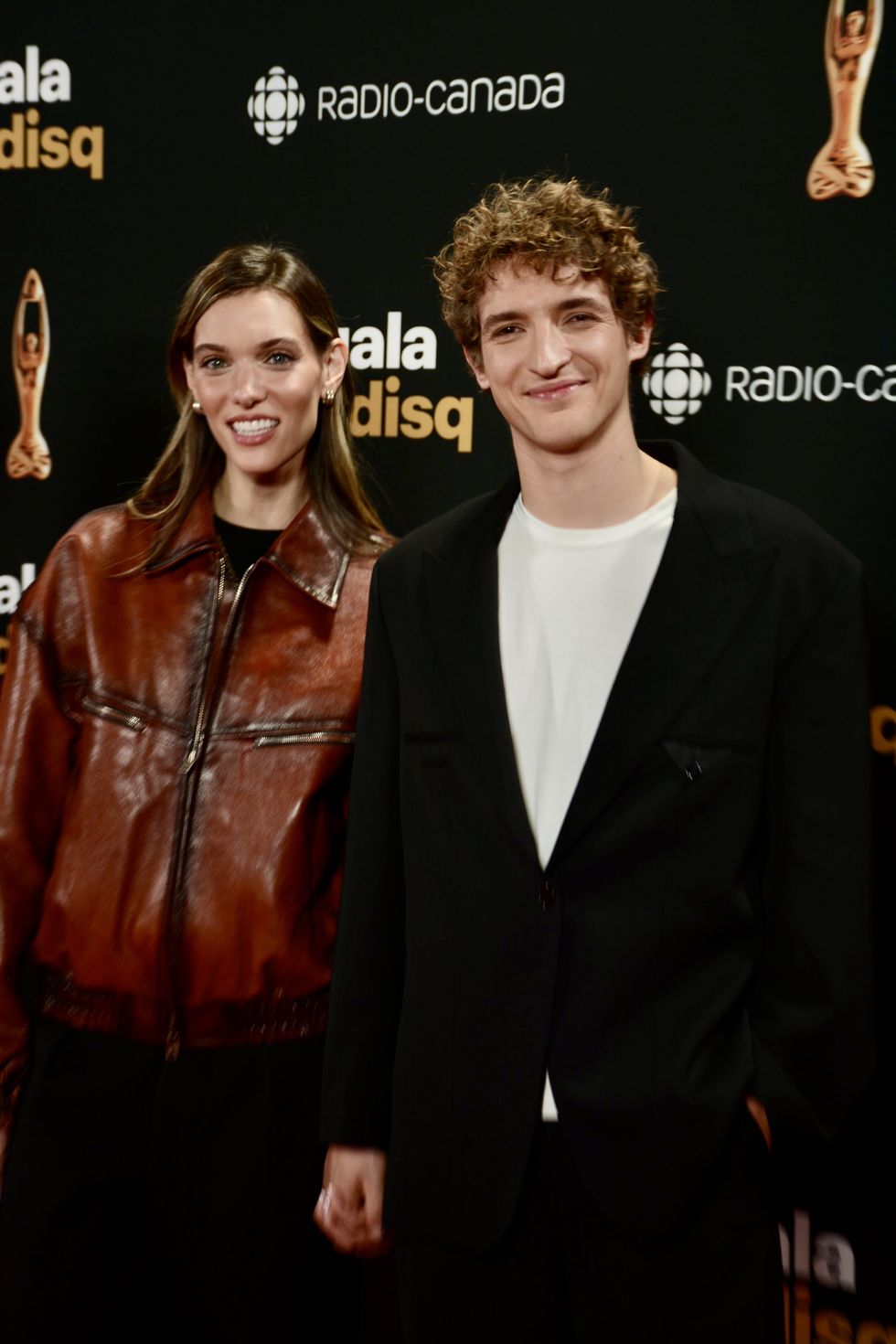 Charlotte Cardin et Aliocha Schneider au Gala de l'ADISQ 2024.