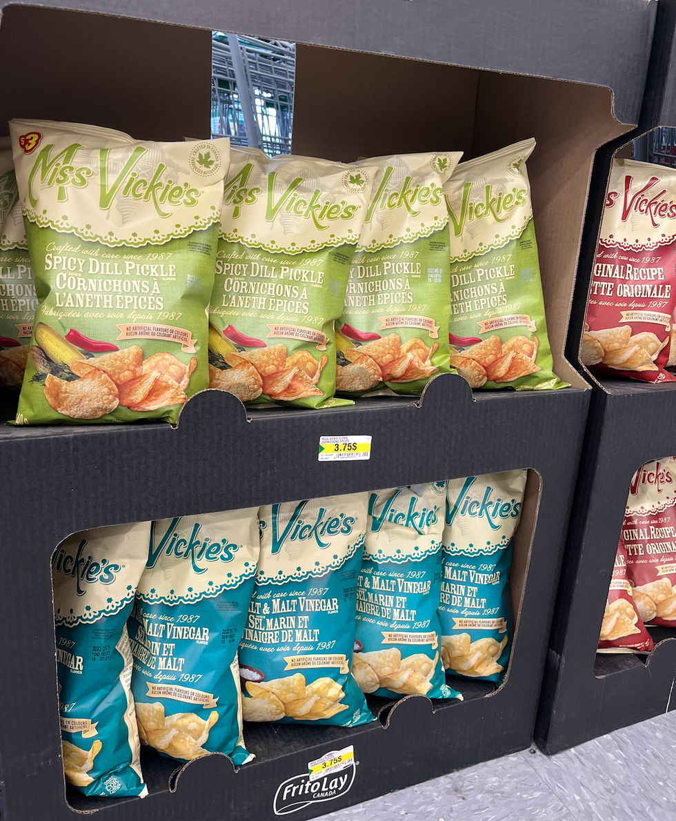 Chips Miss Vickie's au Dollarama.