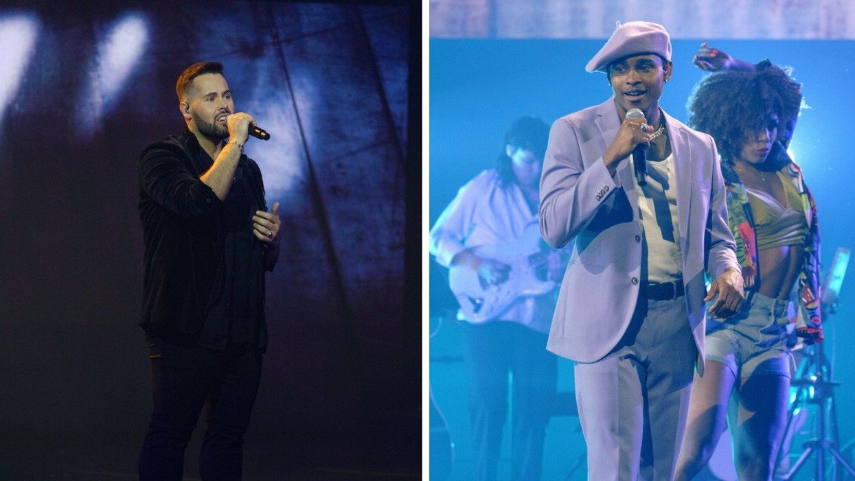 Christopher et Jay de La Voix.