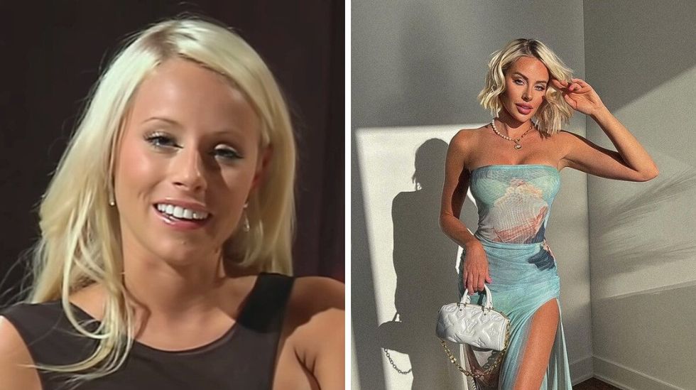 Christyna Boudreault dans Occupation Double Portugal. Droite : Christyna Boudreault.