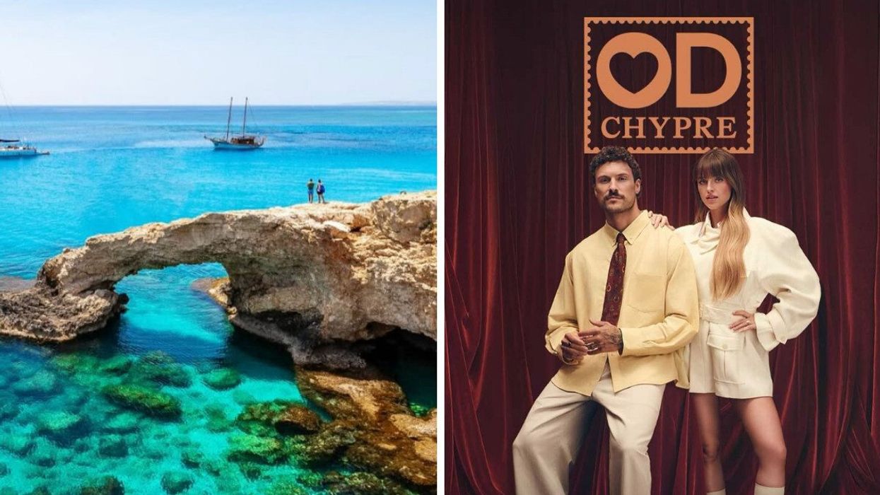 Chypre. Droite : Frédérick Robichaud et Alicia Moffet, les animateurs d'OD Chypre.