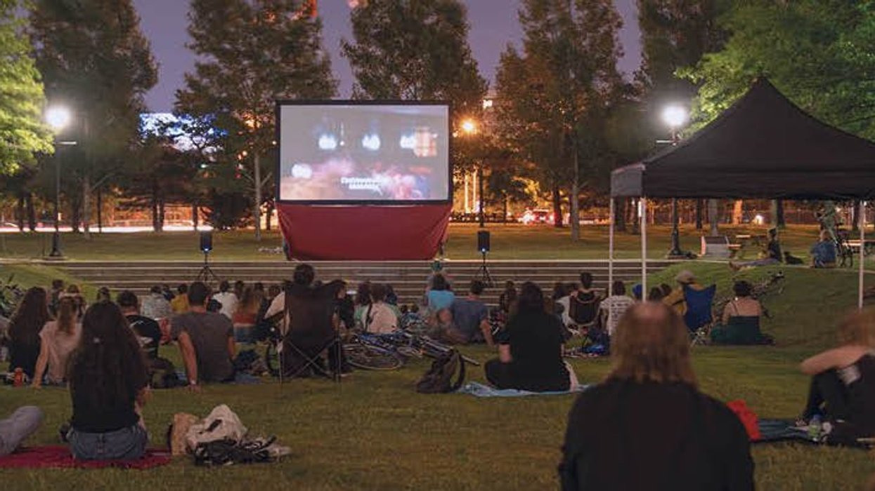 Cinéma sous les étoiles.