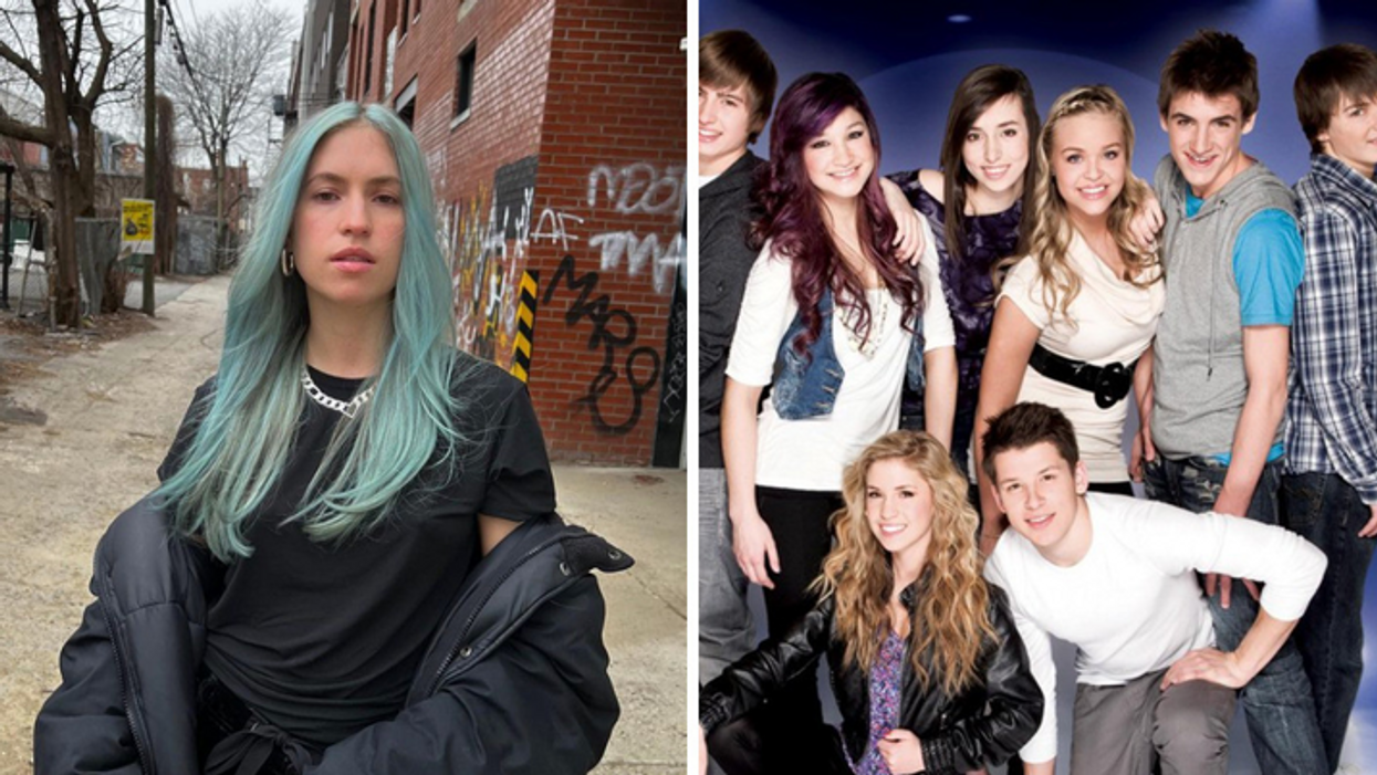 Claudia Bouvette. Droite : Les candidats de Mixmania 2.