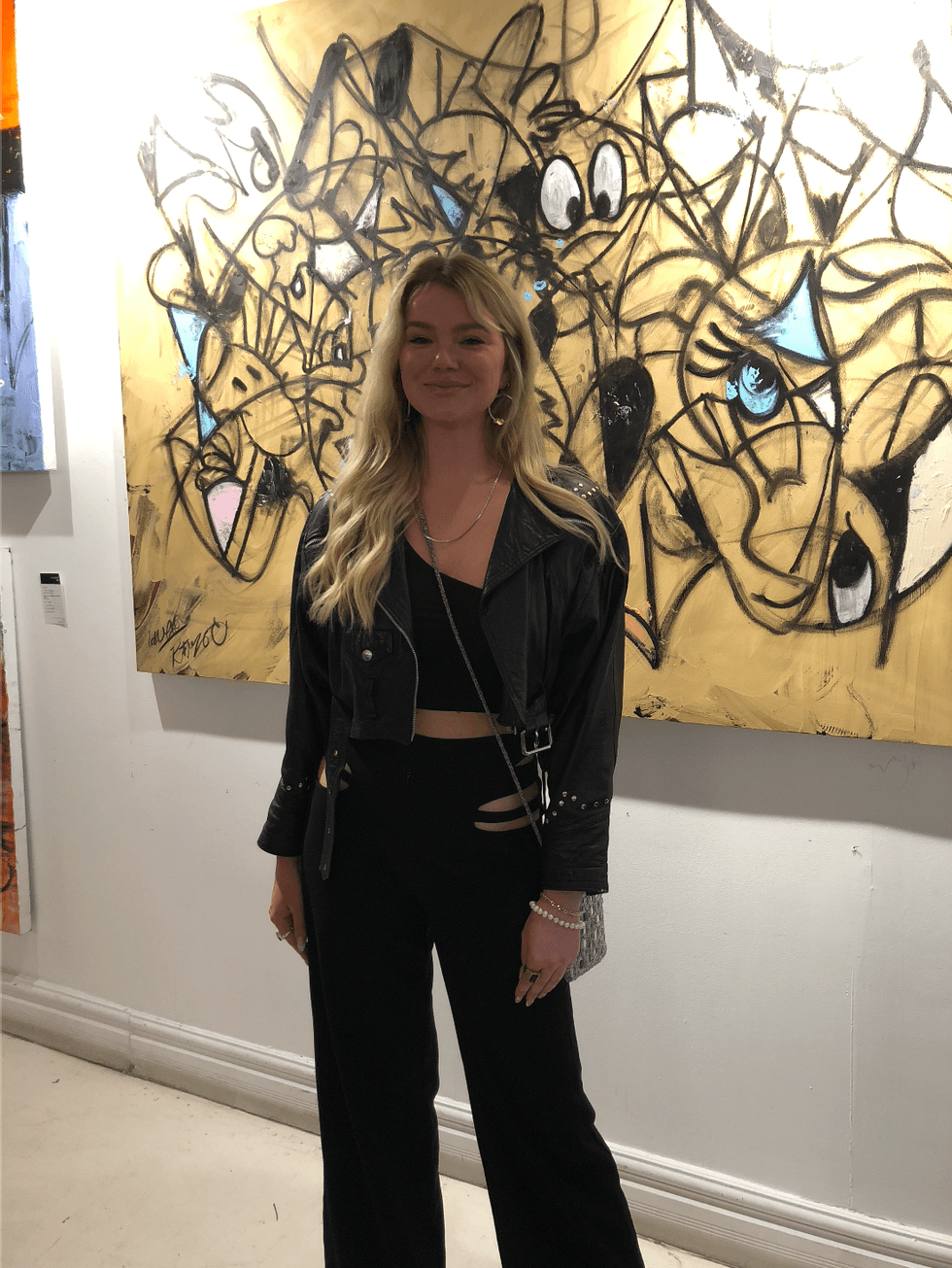 Clodelle d'OD \u00e0 la soir\u00e9e d'Hugo Renzo.