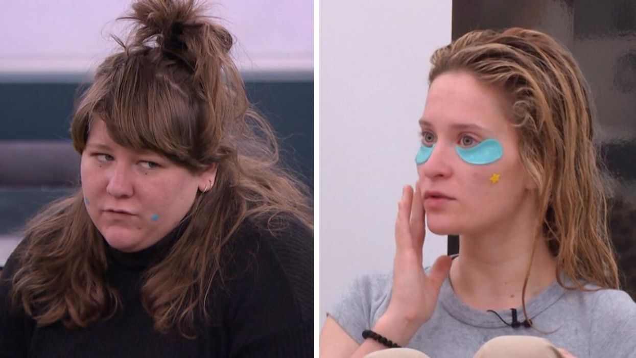 Coco Belliveau de Big Brother Célébrités. Droite : Liliane Blanco-Binette de Big Brother Célébrités.
