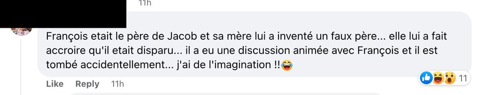 Commentaire sur Facebook.