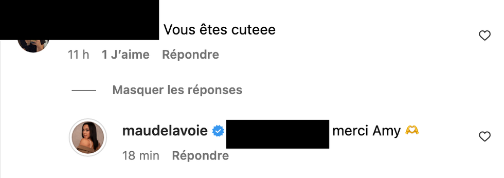 Commentaire sur Facebook.