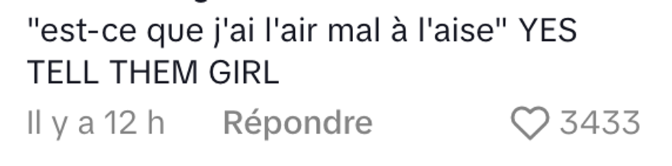 Commentaire sur la r\u00e9ponse de Marie-Mai \u00e0 Denise Filiatrault \u00e0 Star Acad\u00e9mie en 2003.