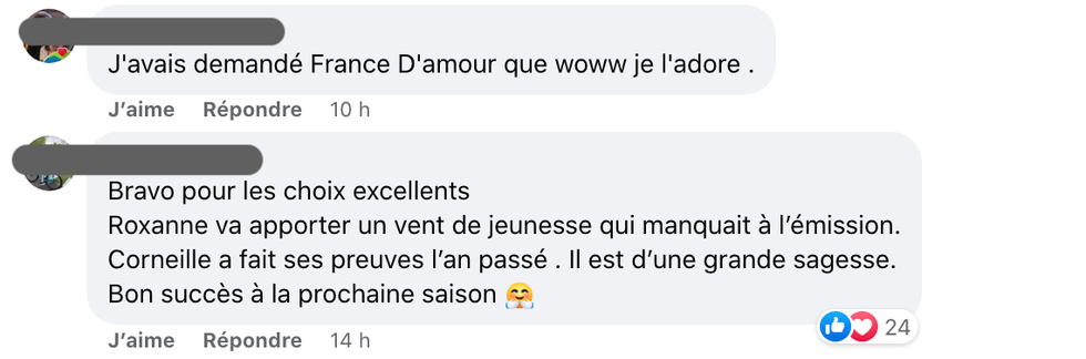 Commentaires sur les coachs de La Voix 2024.