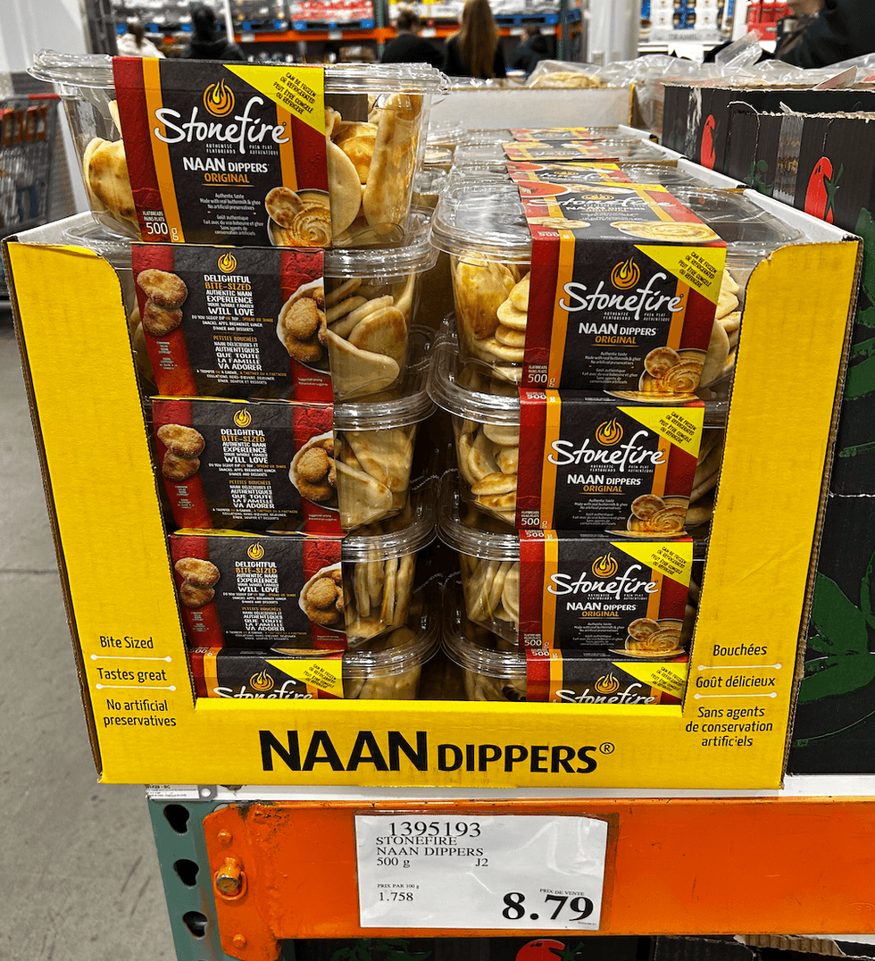 Contenants de petit pains Naan Dippers de la marque Stonefire.