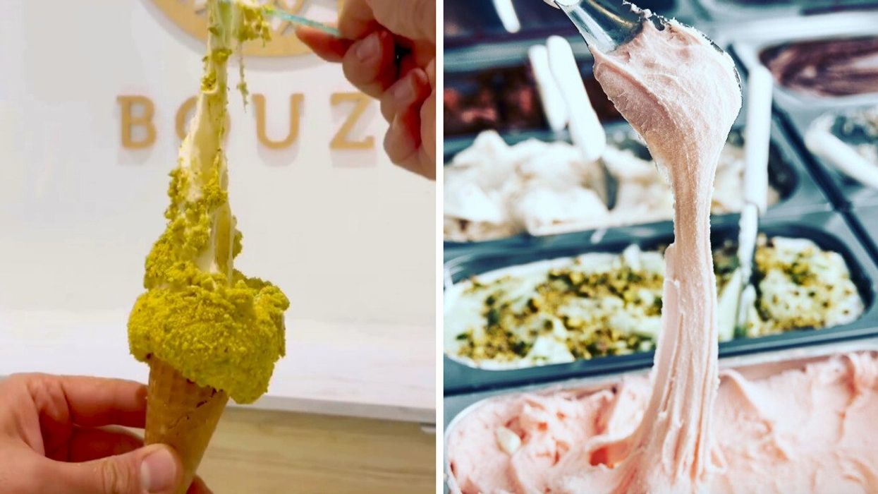 Crème glacée Bouza.