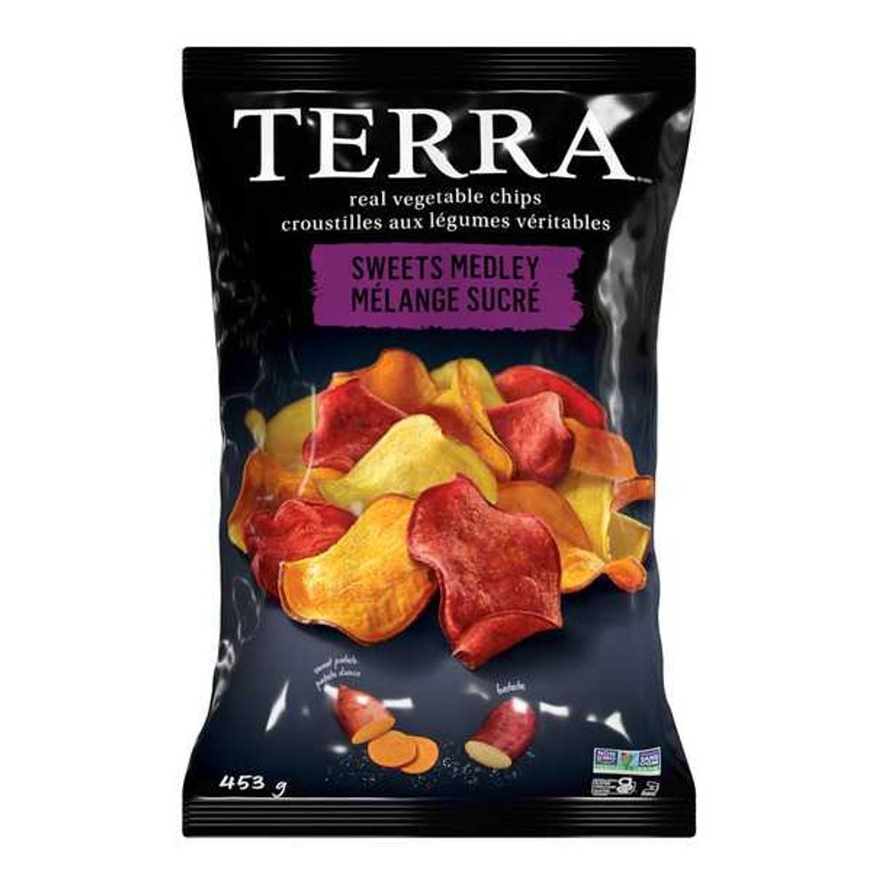 Croustilles aux l\u00e9gumes de Terra sur le site de Costco