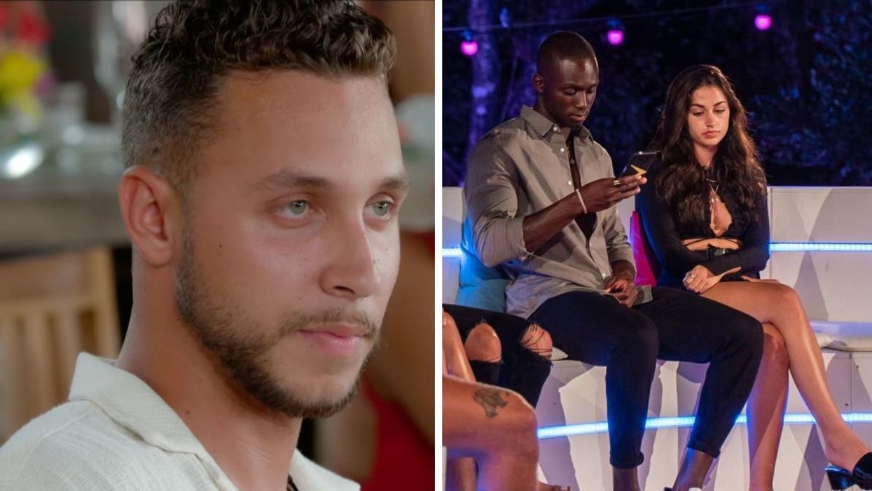 Derek de L'île de l'amour. Droite : Kharl et Camille de L'île de l'amour.