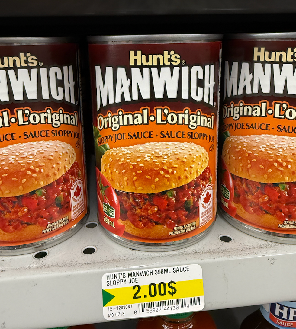 Des conserve de sauce Sloppy Joe originale Manwich.