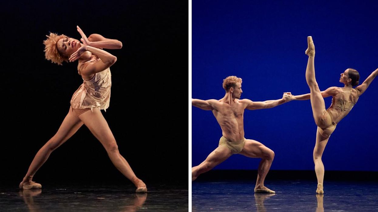 Des danseurs et danseuses professionnel.les sur scène.