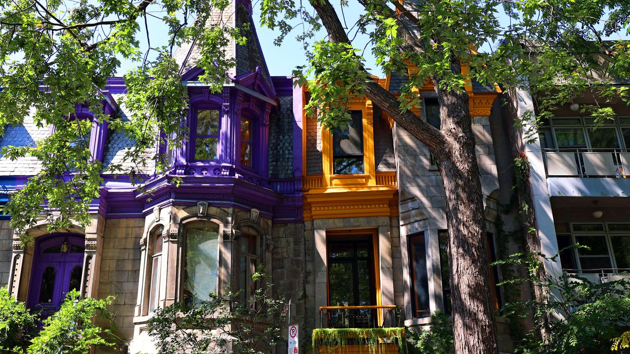 Des maisons à Montréal.