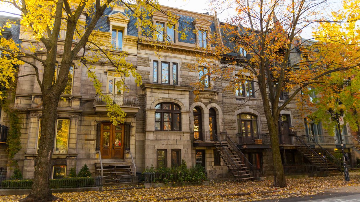 Des maisons à Montréal.