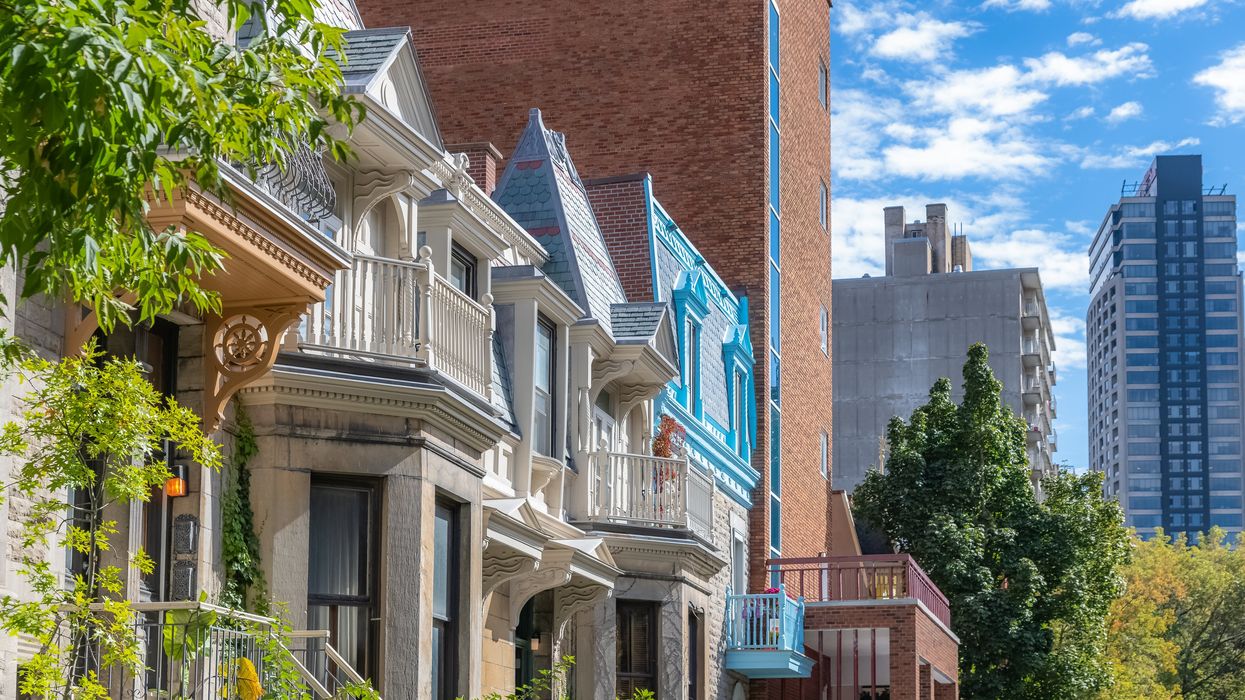 Des maisons et appartements à Montréal.