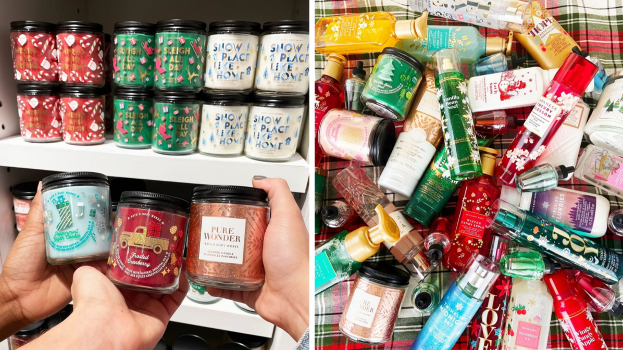 Des produits Bath & Body Works.