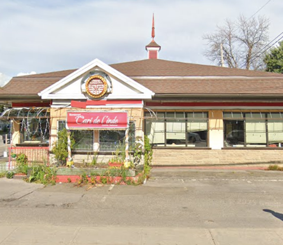 Devanture du Cari de l'Inde.