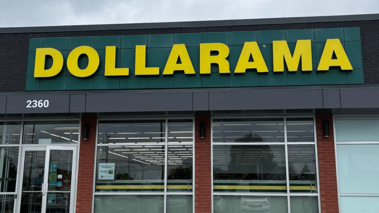 Devanture du Dollarama.