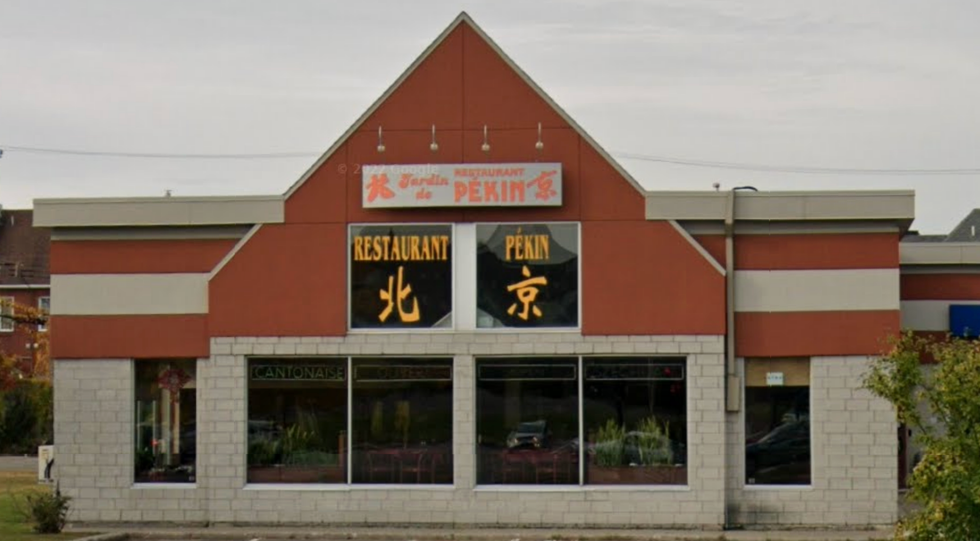 Devanture du Jardin de Pekin.