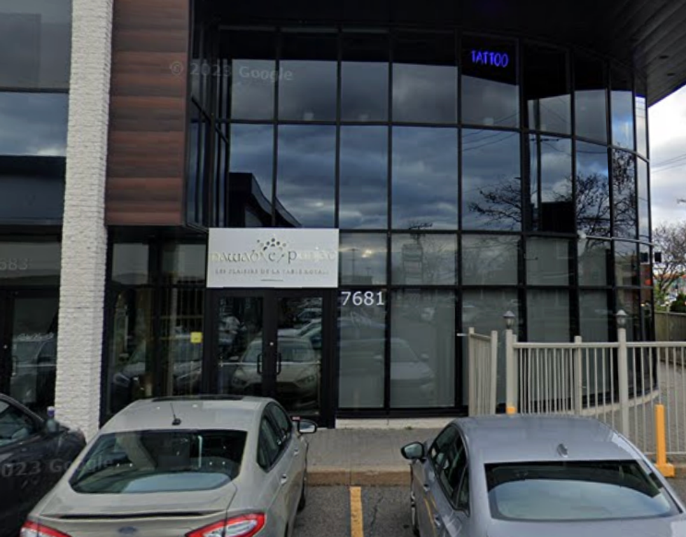 Devanture du restaurant Canteen Punjab \u00e0 Montr\u00e9al.