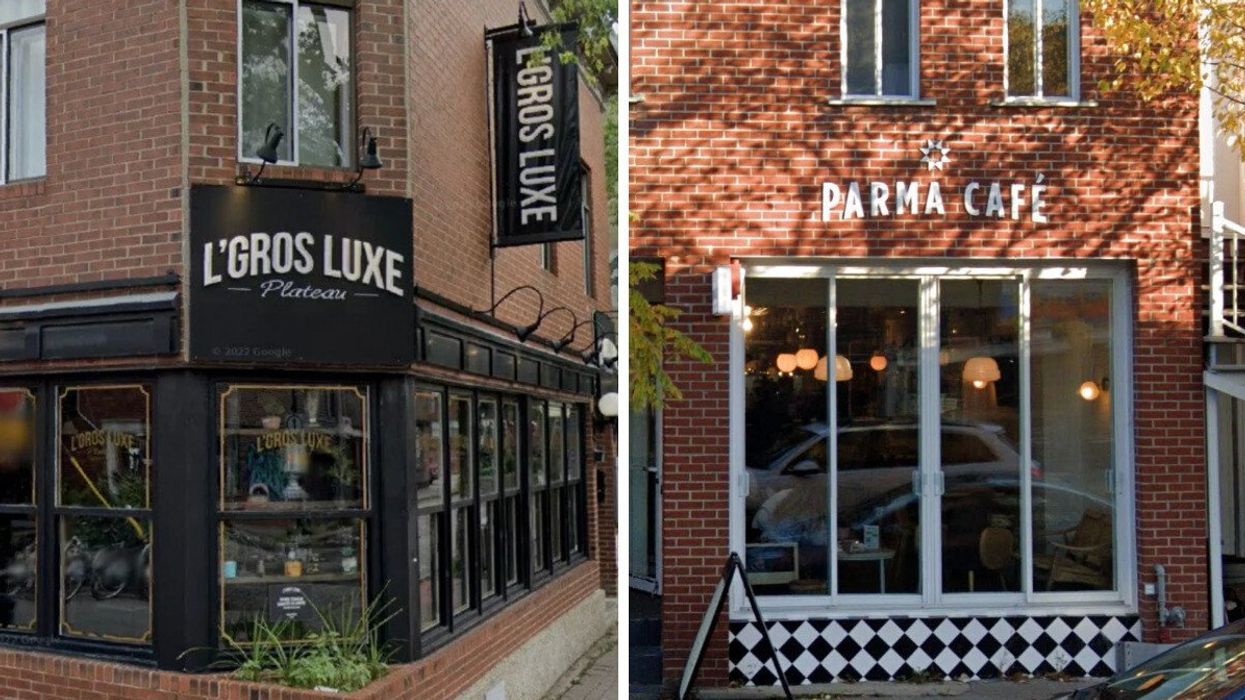 Devanture du restaurant L'Gros Luxe Plateau à Montréal.
