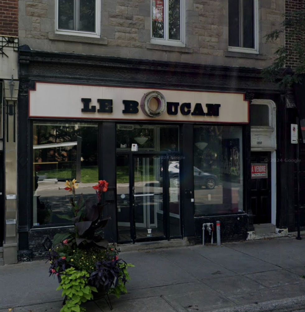 Devanture du restaurant Le Boucan \u00e0 Montr\u00e9al.