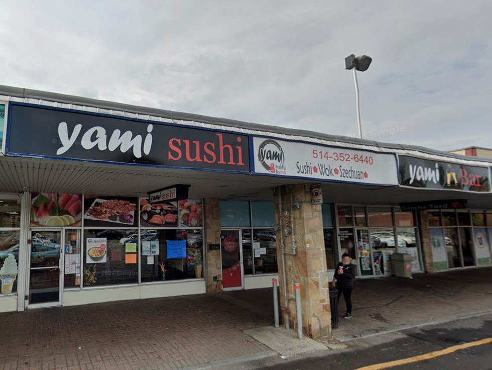 Devanture du Yami Sushi.