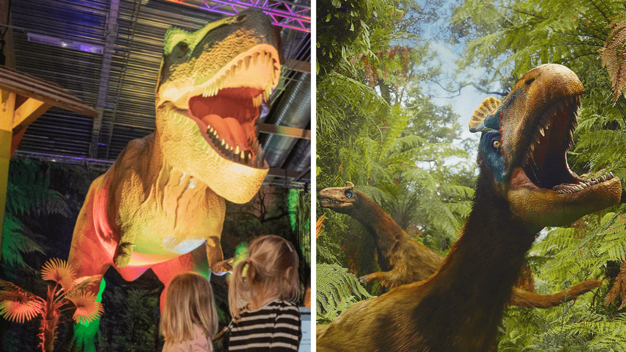 Dinosaures au Centre des sciences de Montréal.