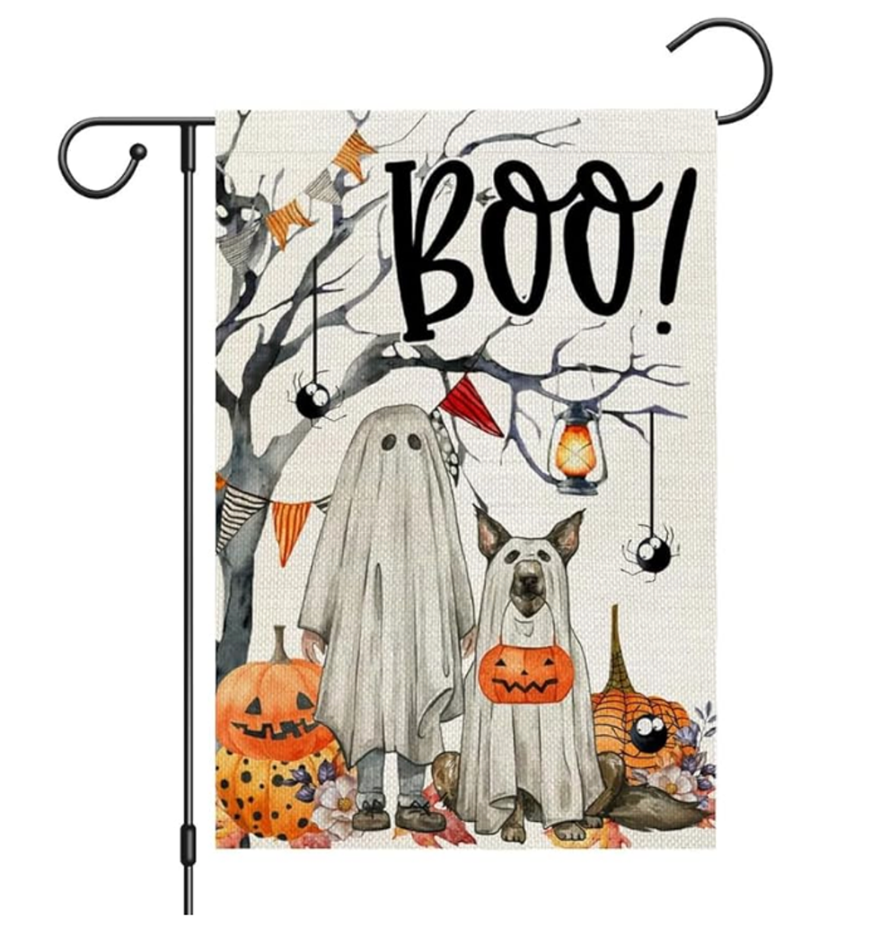 Drapeau de jardin pour l'Halloween.