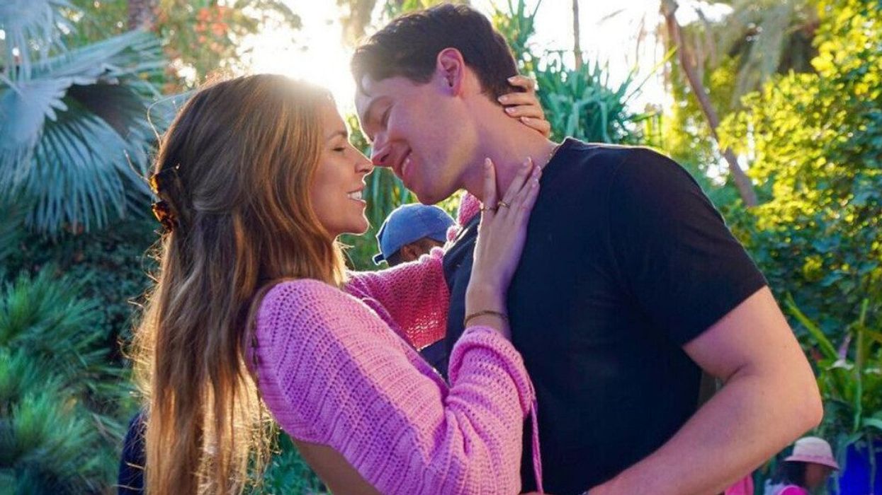 Élizabeth Rioux et son copain.