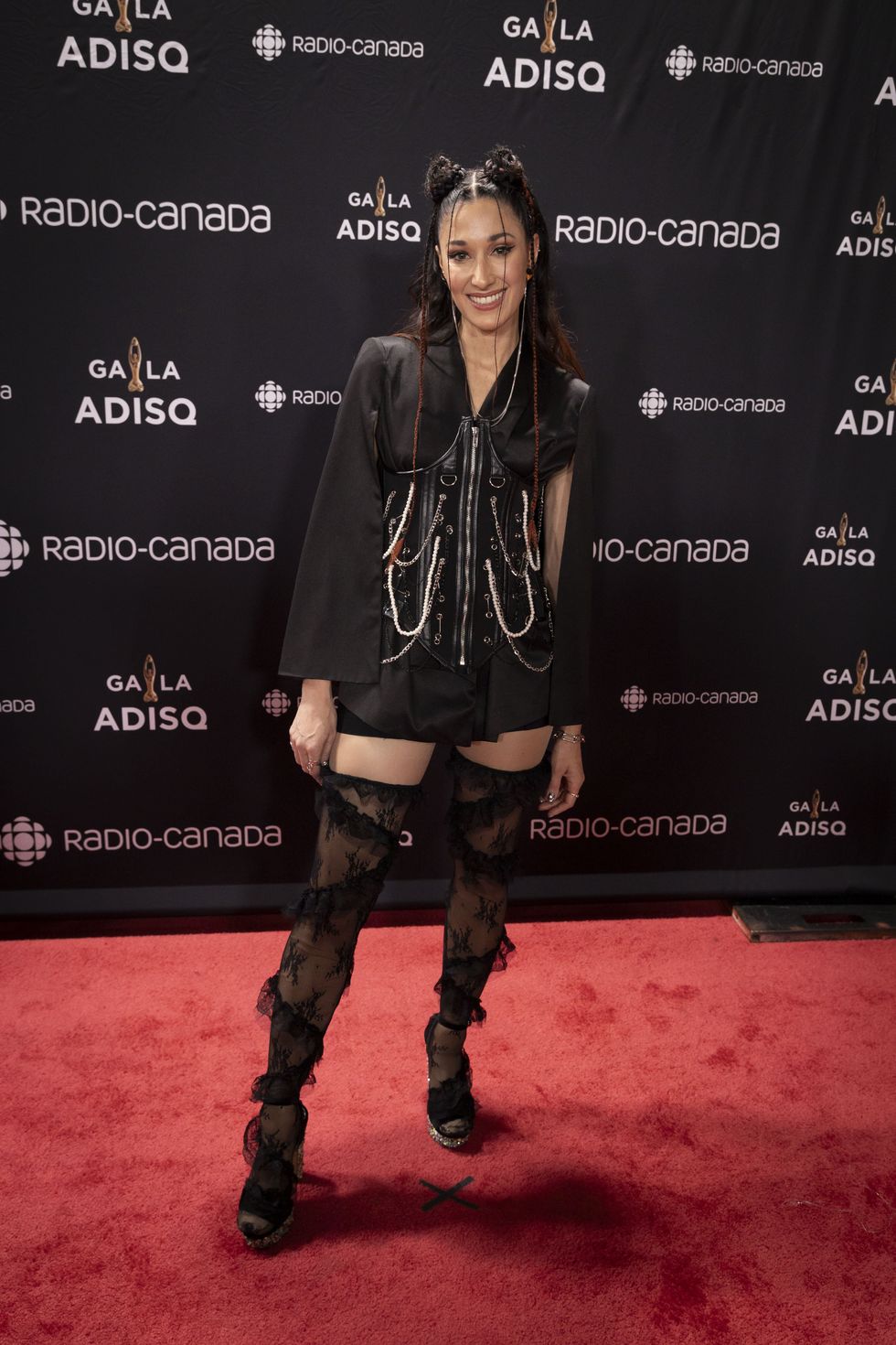 Emi Jeen au gala de l'ADISQ 2023.