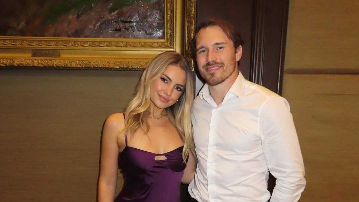 Emma Fortin et Brendan Gallagher des Canadiens de Montréal.
