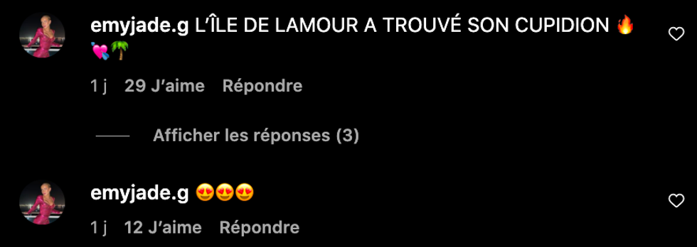 Emy-Jade Greaves a comment\u00e9 la nouvelle.