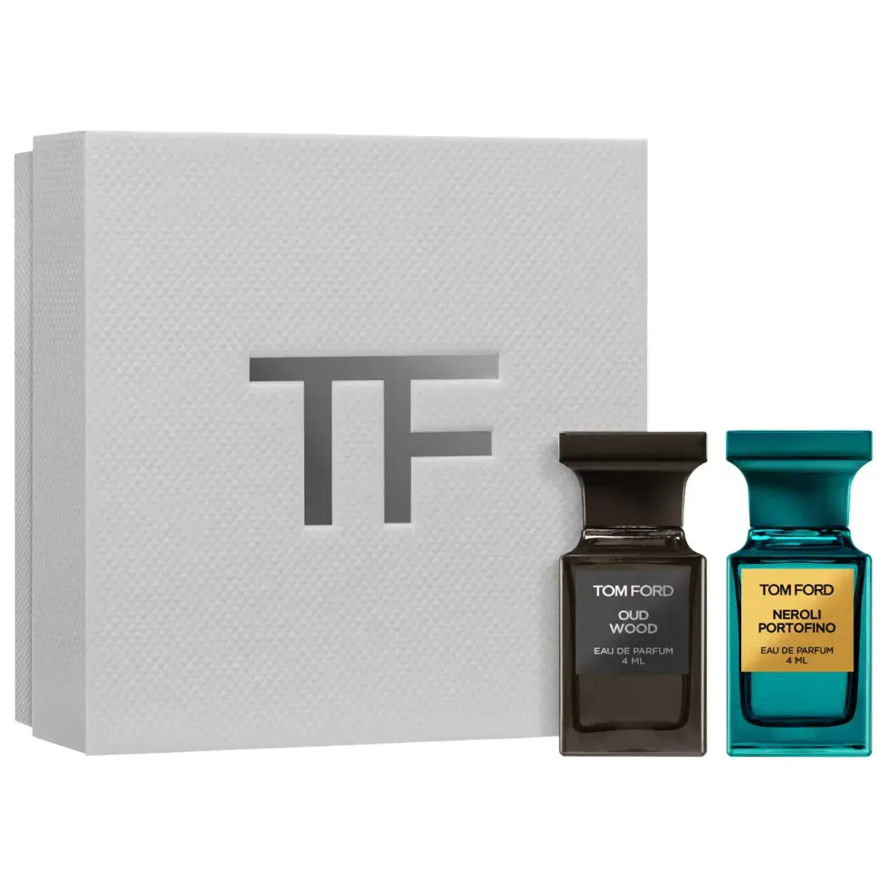 Ensemble d\u00e9couverte d\u2019eaux de parfum Oud Wood et Neroli Portofino par Tom Ford sur le site de Sephora.