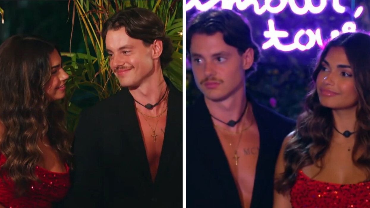 Enya et Kevin de L'île de l'amour.