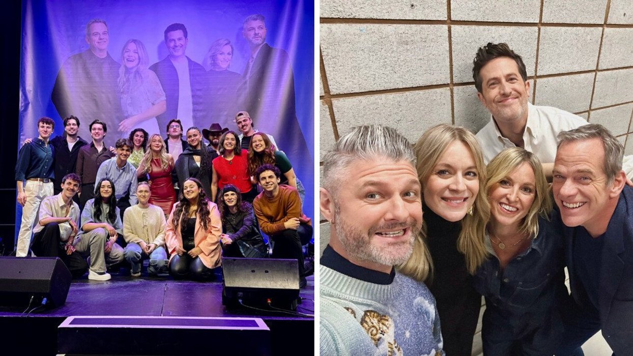 es aspirant.e.s académicien.ne.s de Star Académie 2025. Droite : Le corps professoral de Star Académie 2025.