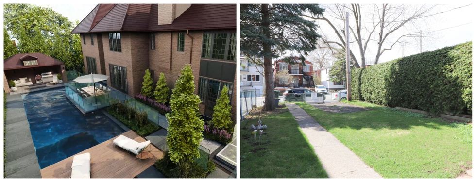 Ext\u00e9rieur des maisons.