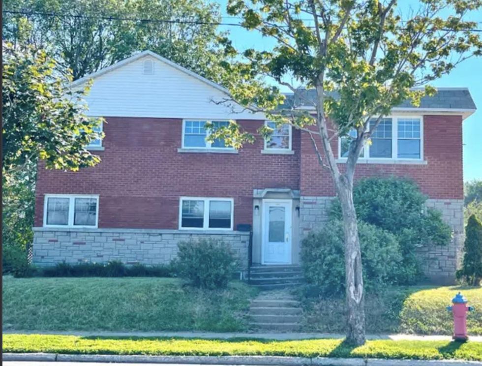 Fa\u00e7ade avant de la maison.