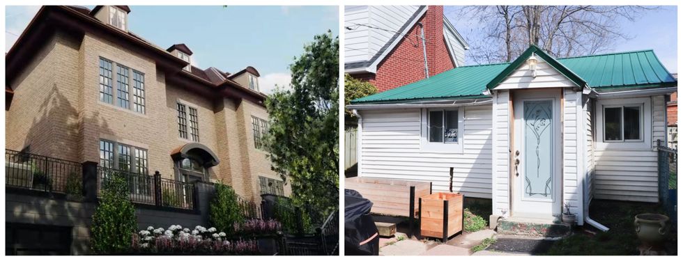 Fa\u00e7ade des maisons.