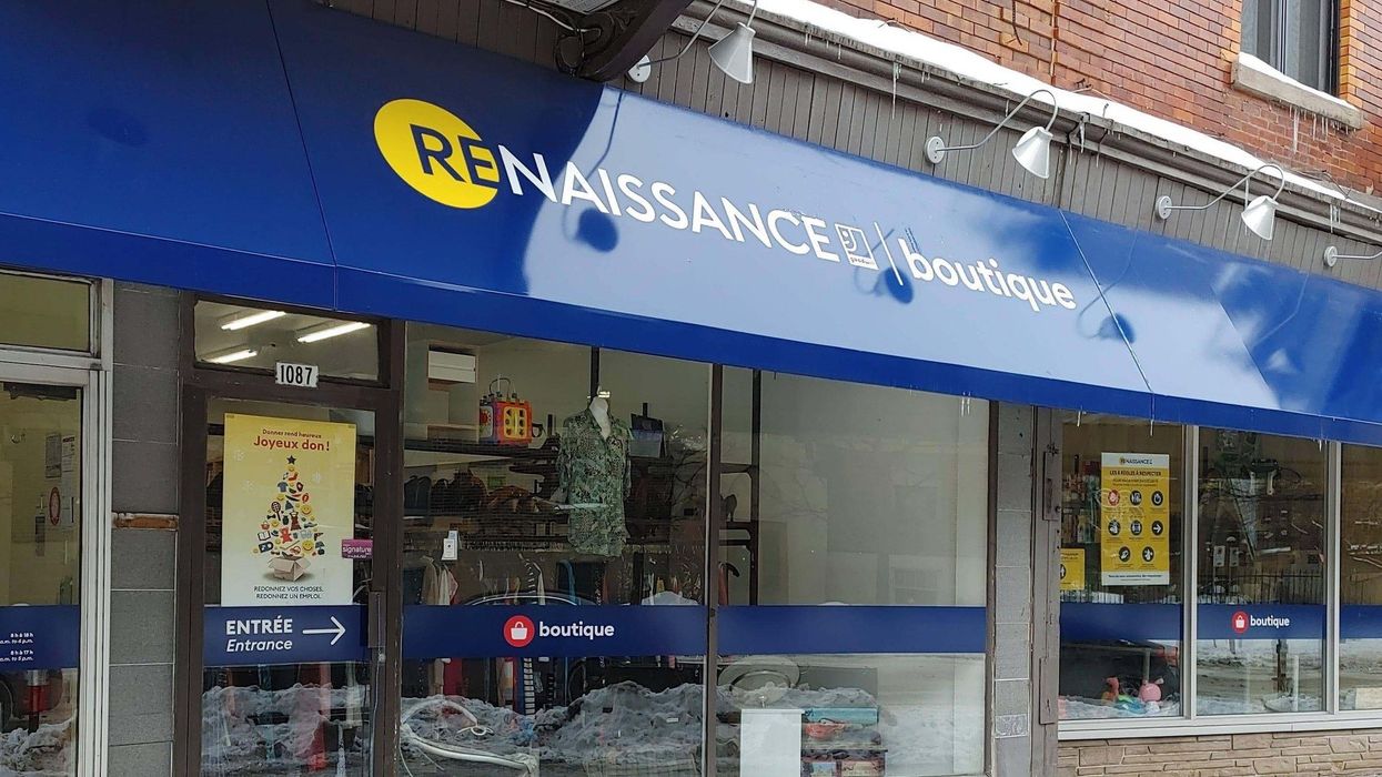 Façade de la Fripe-Prix Renaissance.