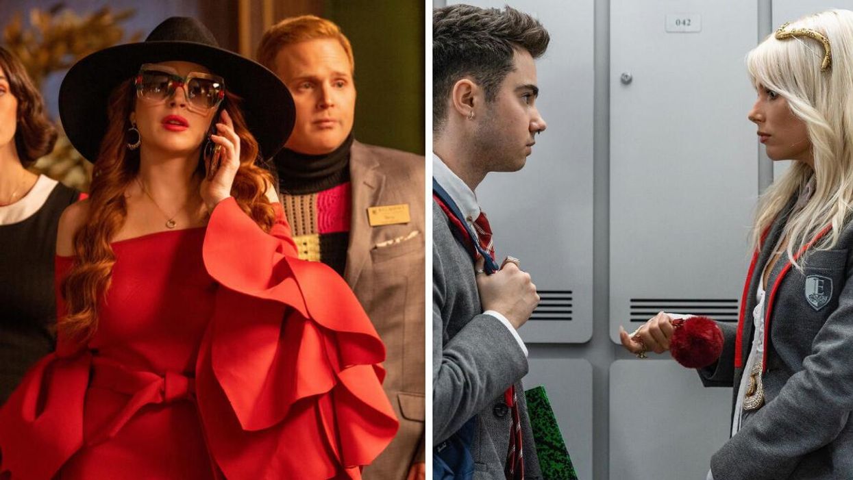 Falling For Christmas sur Netflix. Droite : Élite saison 6 sur Netflix.