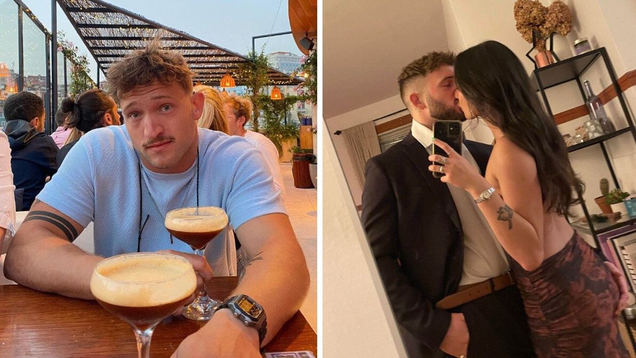 Félix Milot d'OD Martinique. Droite : Félix d'OD et sa copine Laetitia.