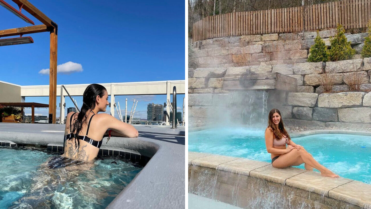 Femmes dans des spas.