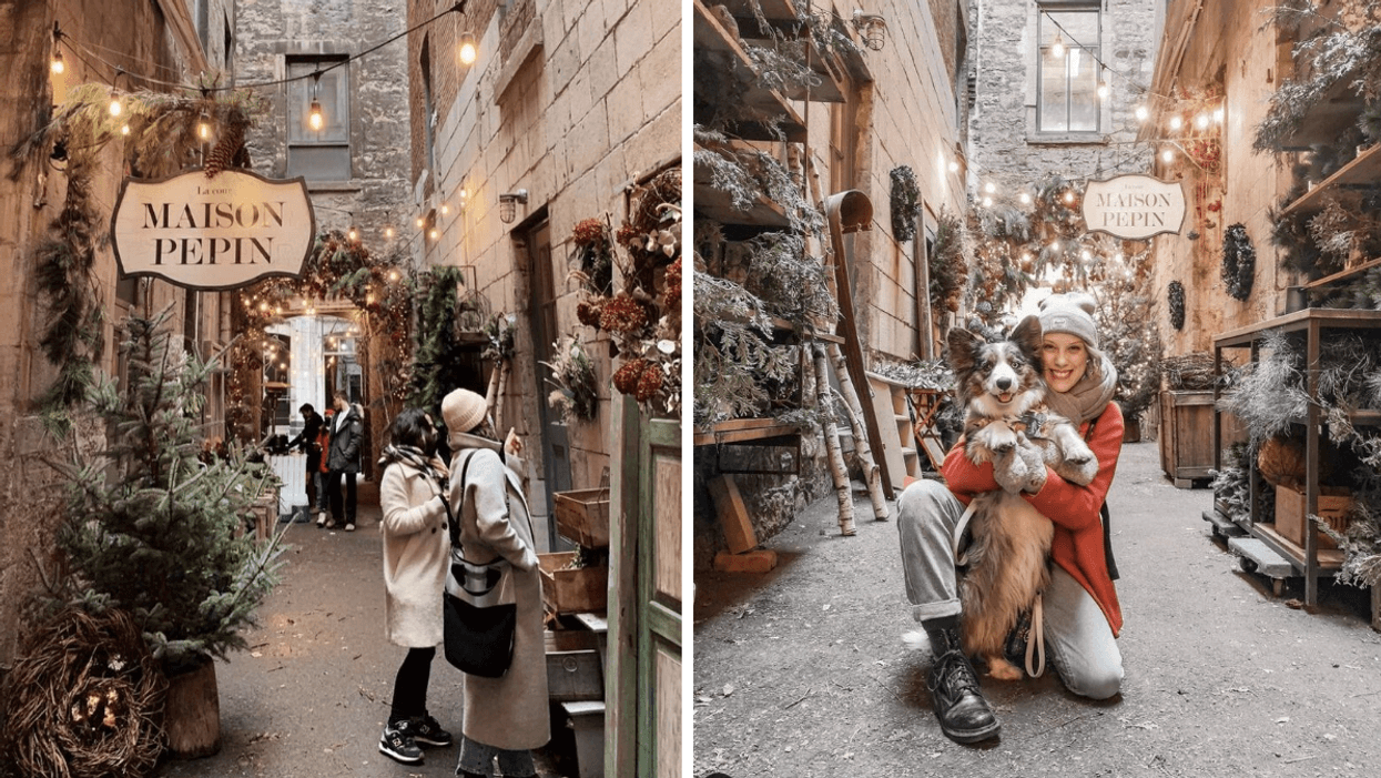 Femmes dans la ruelle Maison Pépin.