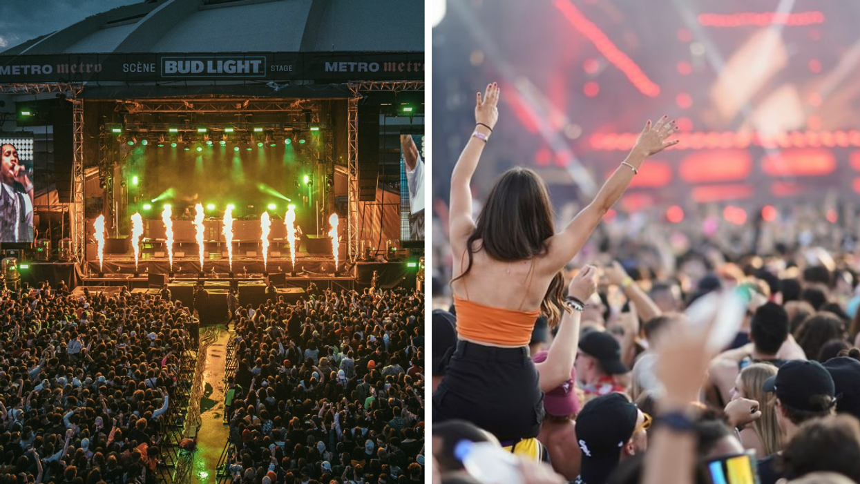 Festival Metro Metro. Droite : Festival Ile Soniq.