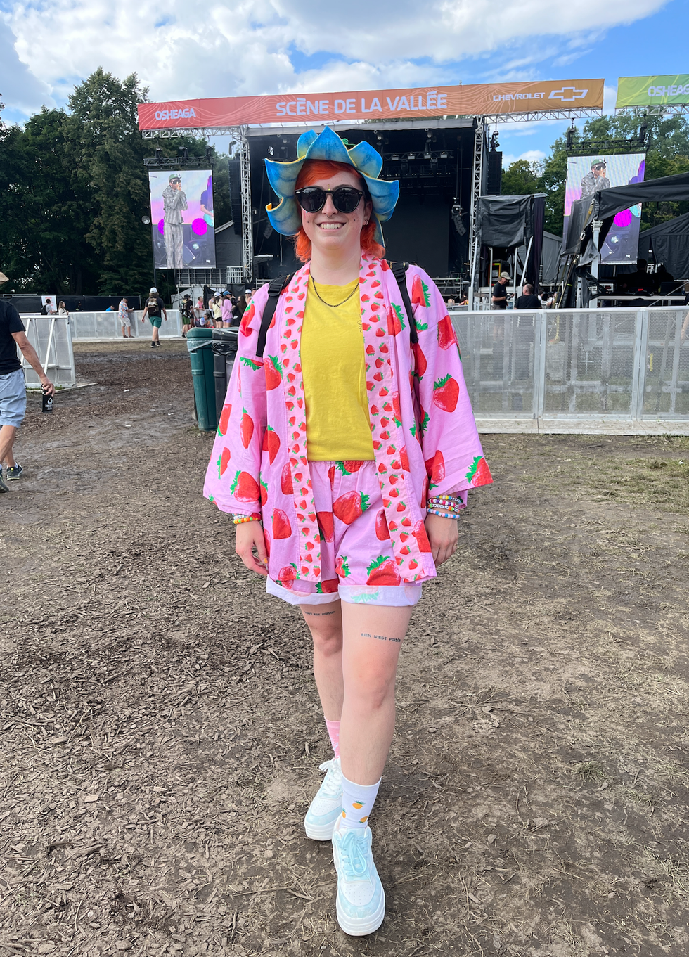 Festivali\u00e8re \u00e0 Osheaga 2023.